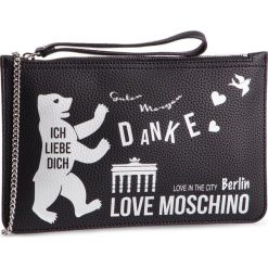 Torebka LOVE MOSCHINO - JC4092PP17LK0000 Nero. Czarne listonoszki damskie Love Moschino, bez wzorów, ze skóry ekologicznej, na ramię, bez dodatków. W wyprzedaży za 289,00 zł.