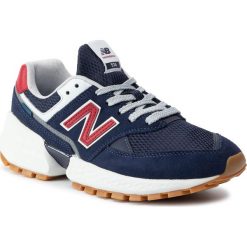 Sneakersy NEW BALANCE - MS574ASN Granatowy. Niebieskie sneakersy męskie New Balance, bez zapięcia. W wyprzedaży za 239,00 zł.