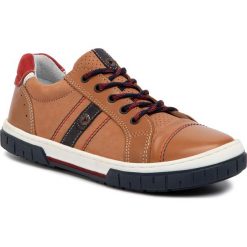 Sneakersy LASOCKI YOUNG - CI12-ERKU-03 Brown. Pomarańczowe trampki chłopięce Lasocki Young, bez wzorów, ze skóry, na sznurówki. Za 119,99 zł.