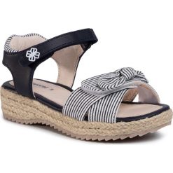 Espadryle MAYORAL - 43.181 Marino 64. Niebieskie sandały dziewczęce Mayoral, ze skóry ekologicznej, bez zapięcia. Za 169,00 zł.