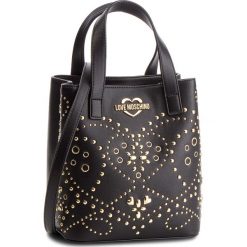 Torebka LOVE MOSCHINO - JC4127PP17LR000A Oro. Czarne torebki klasyczne damskie Love Moschino, bez wzorów, ze skóry ekologicznej, klasyczne, na ramię, bez dodatków. W wyprzedaży za 639,00 zł.