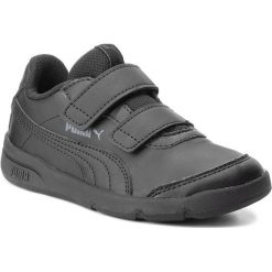 Sneakersy PUMA - Stepfleex 2 Sl V Ps 190114 02 Puma Black/Puma Black. Czarne półbuty dziewczęce Puma, na rzepy. W wyprzedaży za 129,00 zł.