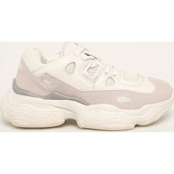 Answear - Buty. Białe buty sportowe damskie ANSWEAR, bez wzorów, z gumy, sportowe. W wyprzedaży za 129,90 zł.