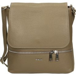 Torba - 60-024-O D TA. Szare torebki klasyczne damskie Venezia, ze skóry. Za 169,00 zł.