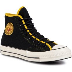 Trampki CONVERSE - Chuck 70 Hi 165926C Black/Vivid Sulfur. Czarne półbuty męskie Converse, bez wzorów, z gumy, sportowe, bez zapięcia. W wyprzedaży za 289,00 zł.