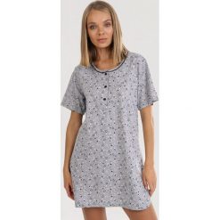 Szara Koszula Nocna Fyrienne. Szare koszule nocne damskie Born2be, xl, bez wzorów, bez rękawów. Za 49,99 zł.