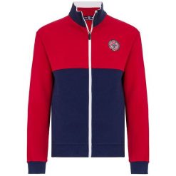 Jimmy Sanders Bluza Męska Xxl Czerwona. Czerwone bluzy męskie Jimmy Sanders, xxl, bez wzorów, eleganckie, bez kołnierzyka, bez rękawów, bez kaptura. Za 139,00 zł.