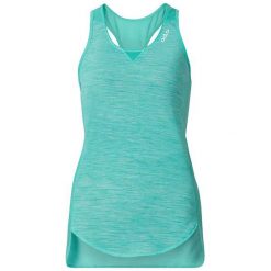Odzież damska: Odlo Koszulka damska Singlet crew neck Revolution Light turkusowa r. S