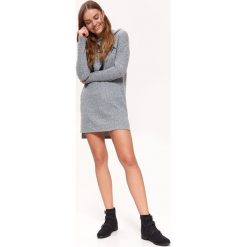 Wygodna bluza damska z aplikacją. Szare bluzy damskie na lato, z aplikacjami, z dzianiny. W wyprzedaży za 59,99 zł.