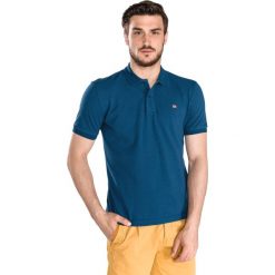 Napapijri Elios Polo Koszulka Niebieski. Niebieskie podkoszulki męskie Napapijri, m, bez wzorów, z bawełny, polo, bez rękawów. Za 274,95 zł.