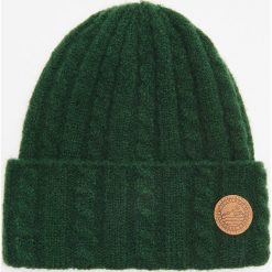 Czapka - Turkusowy. Niebieskie czapki damskie Cropp, bez wzorów. W wyprzedaży za 14,99 zł.