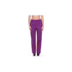 Spodnie z pięcioma kieszeniami Calvin Klein Jeans 82WWPA71W093B. Fioletowe spodnie damskie Calvin Klein Jeans, z jeansu. Za 1206,78 zł.