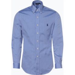 Polo Ralph Lauren - Koszula męska – Slim Fit, niebieski. Niebieskie koszule męskie Polo Ralph Lauren, xl, bez wzorów, z bawełny, polo, bez rękawów. Za 449,95 zł.