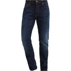 Nudie Jeans DUDE DAN Jeansy Straight Leg dark deep worn. Niebieskie jeansy męskie marki Nudie Jeans, m, bez wzorów. Za 579,00 zł.
