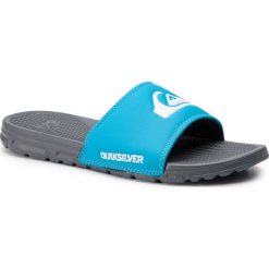 Klapki QUIKSILVER - AQYL100885 Xsbs. Niebieskie klapki męskie Quiksilver, bez wzorów, ze skóry ekologicznej. Za 109,00 zł.