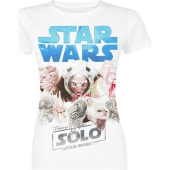 Bluzki asymetryczne: Star Wars Solo: A Star Wars Story - Galactic Gamblers Koszulka damska biały