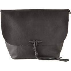 Torebki klasyczne damskie: Skórzana torebka „Maine” w kolorze antracytowym – 34 x 27 x 14 cm