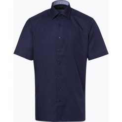 OLYMP Luxor modern Fit - Koszula męska niewymagająca prasowania, niebieski. Niebieskie koszule męskie OLYMP Luxor modern Fit, m, w kratkę, z tkaniny, biznesowe, bez kołnierzyka, bez rękawów. Za 149,95 zł.
