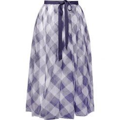 Spódniczki: J.CREW GINGHAM SKIRT Spódnica trapezowa navy/ivory