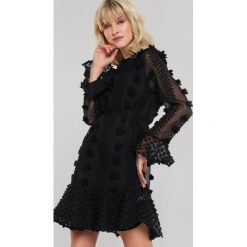 Czarna Sukienka Warrendale. Czarne sukienki damskie Renee, m, w paski, z tkaniny, długie, mini. Za 139,99 zł.