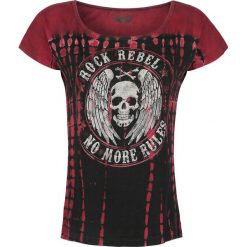 Bluzki damskie: Rock Rebel by EMP Keep Me Going Koszulka damska bordowy/czarny