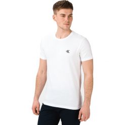 Calvin Klein Essentials Koszulka Biały. Białe podkoszulki męskie Calvin Klein, xl, bez wzorów, z bawełny, bez kołnierzyka, z krótkim rękawem, krótkie. Za 147,95 zł.