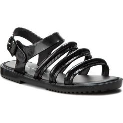 Sandały MELISSA - Flox + Vitorino Campos 31852 Black 01003. Czarne klapki damskie Melissa, bez wzorów, z tworzywa sztucznego, bez obcasa. W wyprzedaży za 169,00 zł.