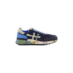 Buty Premiata MICK 1280E. Niebieskie trampki męskie Premiata, bez wzorów, bez zapięcia. Za 853,31 zł.