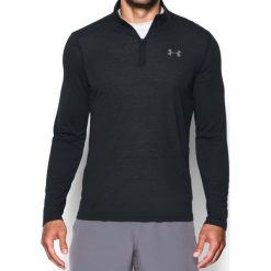 Bluzy męskie: Under Armour Bluza męska THREADBORNE FITTED 1/4 ZIP czarna r. M (1290270-001)