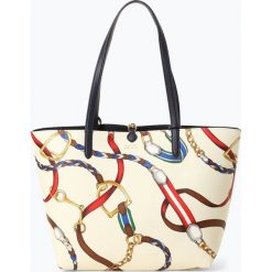 LAUREN RALPH LAUREN - Damska dwustronna torba shopper, czarny. Czarne torby damskie na zakupy marki Lauren Ralph Lauren, z nadrukiem, z nadrukiem, bez dodatków. Za 899,95 zł.
