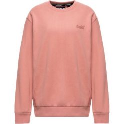 Bluza Superdry Elite Crew W2000022A. Różowe bluzy damskie Superdry, bez wzorów, z bawełny, bez rękawów, bez kaptura. W wyprzedaży za 149,00 zł.