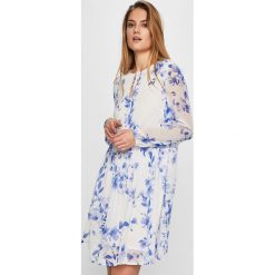 Answear - Sukienka Secret Garden. Sukienki damskie ANSWEAR, s, w kwiaty, z poliesteru, bez kołnierzyka, z długim rękawem, długie, mini, rozkloszowane. W wyprzedaży za 119,90 zł.