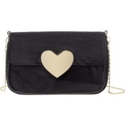 Torebki klasyczne damskie: Torebka „Love” w kolorze czarnym – 23 x 14 x 5 cm
