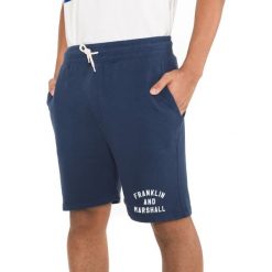 Franklin & Marshall Szorty Niebieski. Niebieskie spodenki i szorty męskie Franklin Marshall, xl, bez wzorów, z bawełny. Za 274,95 zł.