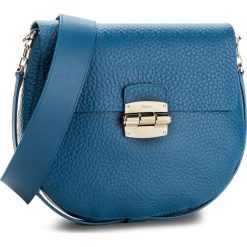 Torebka FURLA - Club 941402 B BHV1 QUB Blu Pavone. Niebieskie listonoszki damskie marki Furla. W wyprzedaży za 1249,00 zł.