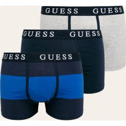 Guess Jeans - Bokserki (3 pack). Niebieskie bokserki męskie Guess Jeans, s, z aplikacjami, z elastanu. W wyprzedaży za 139,90 zł.