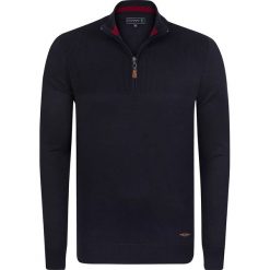 Golfy męskie: Sweter „Berwick” w kolorze granatowym