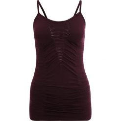 Casall YOGA Top plum perfect. Czarne topy sportowe damskie marki Casall, z elastanu. W wyprzedaży za 159,20 zł.