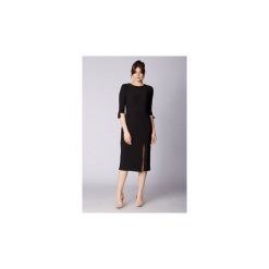 Sukienki długie Mosali Sukienka M082 Czarny. Czarne sukienki damskie Mosali, s, bez wzorów, bez kołnierzyka, bez rękawów, długie. Za 436,00 zł.
