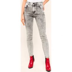 Jeansy Slim Fit Diesel Slandy-High 00SMLX 069GQ. Szare jeansy damskie Diesel, bez wzorów, z elastanu. W wyprzedaży za 419,00 zł.