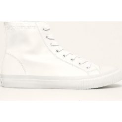 Calvin Klein Jeans - Trampki. Białe trampki męskie Calvin Klein Jeans, bez wzorów, z jeansu, na sznurówki. W wyprzedaży za 299,90 zł.
