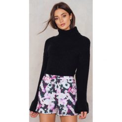Szorty damskie: NA-KD Boho Szorty z wysokim stanem – Pink,Multicolor