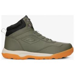 Umbro Ludgate buty męskie, zielony, rozmiar 40,5. Zielone buty trekkingowe męskie Umbro, z gumy, na sznurówki, outdoorowe. W wyprzedaży za 159,99 zł.