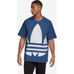 Adidas Originals Big Trefoil Koszulka Niebieski. Niebieskie podkoszulki męskie adidas Originals, s, z nadrukiem, z bawełny, z krótkim rękawem. Za 154,95 zł.