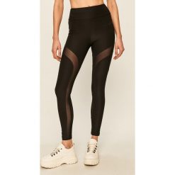 Guess Jeans - Legginsy. Czarne spodnie damskie Guess Jeans, s, z poliesteru. Za 259,90 zł.
