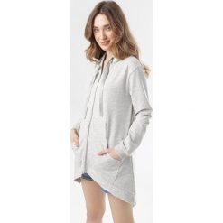 Szara Bluza Perilacia. Szare bluzy damskie Born2be, xl, bez wzorów, bez rękawów, bez kaptura. W wyprzedaży za 79,99 zł.
