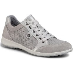 Sneakersy GO SOFT - 506340 Gray. Szare półbuty damskie GO SOFT, bez wzorów, ze skóry, bez obcasa, na płaskiej podeszwie, bez zapięcia. Za 249,99 zł.