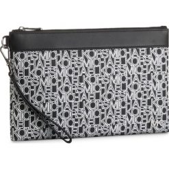 Torebka MICHAEL MICHAEL KORS - Travel Pouch 33U9LMNU8U Blk/Wht. Czarne torebki klasyczne damskie MICHAEL Michael Kors, bez wzorów, ze skóry ekologicznej, eleganckie, bez dodatków. W wyprzedaży za 339,00 zł.