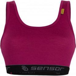 Sensor Damski Stanik Merino Active Lilla M. Czerwone biustonosze damskie termoaktywne marki Sensor, m, bez wzorów, z wełny, outdoorowe. W wyprzedaży za 75,00 zł.