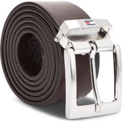 Pasek Męski TOMMY HILFIGER - Adjustable Belt 3.5 AM0AM04065 85 261. Brązowe paski męskie TOMMY HILFIGER, w paski, ze skóry. Za 229,00 zł.